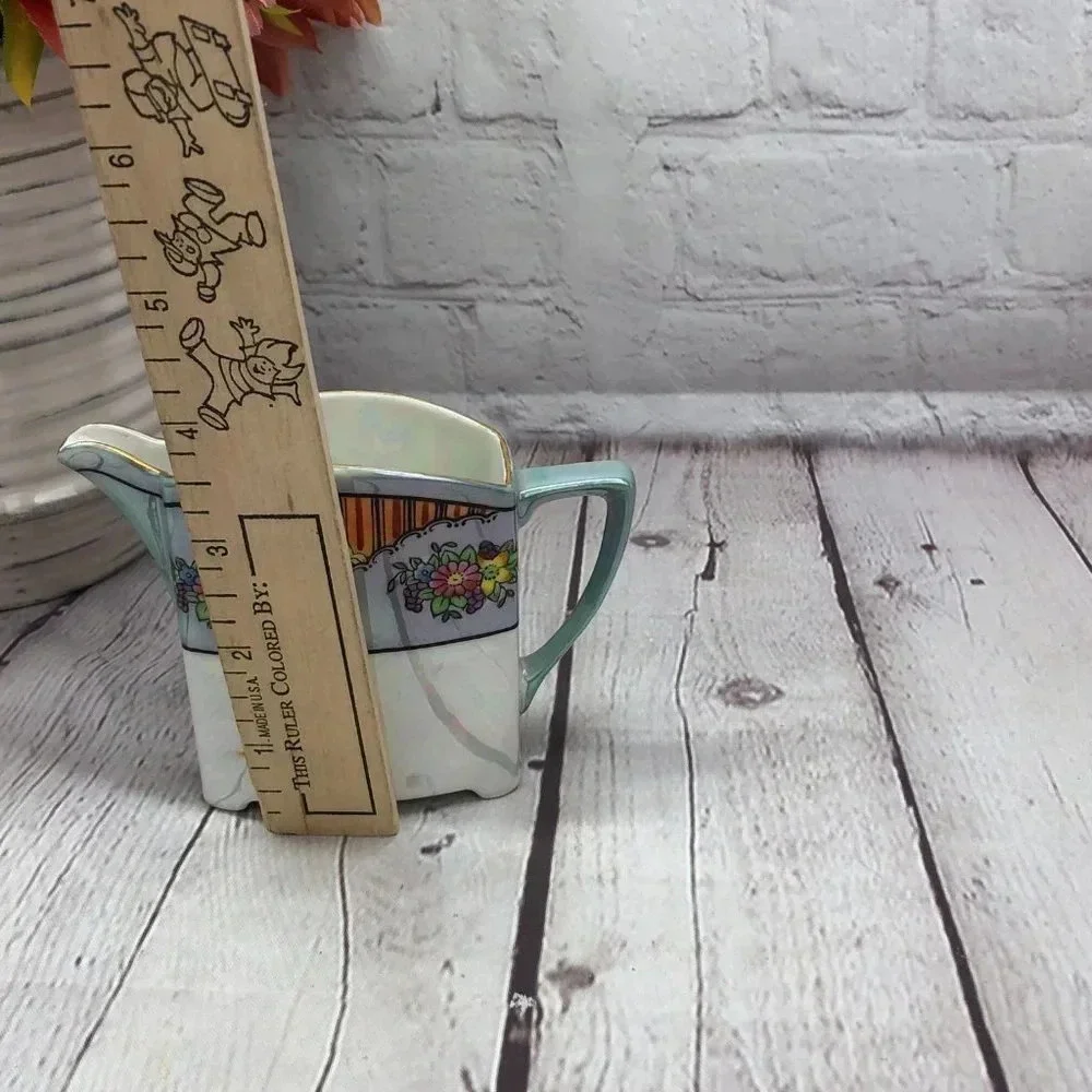 vintage noritake hand painted creamer